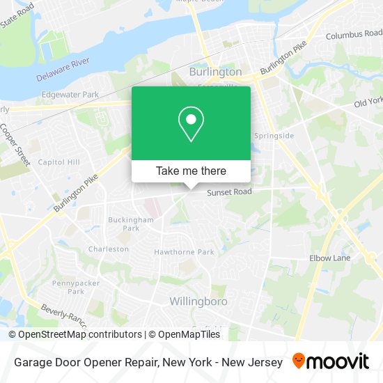 Mapa de Garage Door Opener Repair