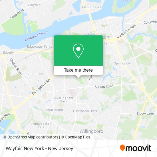 Mapa de Wayfair