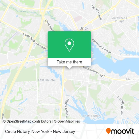 Circle Notary map