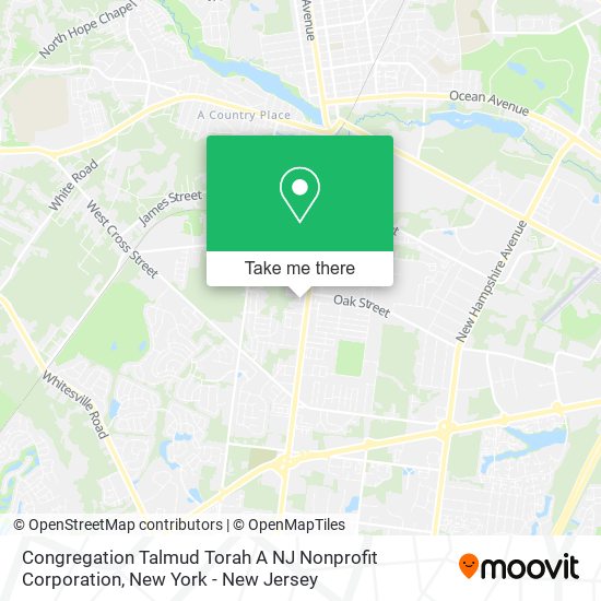 Mapa de Congregation Talmud Torah A NJ Nonprofit Corporation