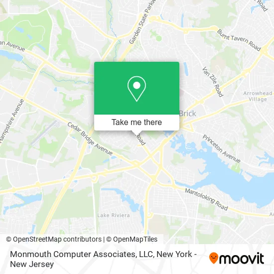 Monmouth Computer Associates, LLC map