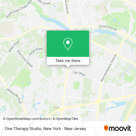 One Therapy Studio map