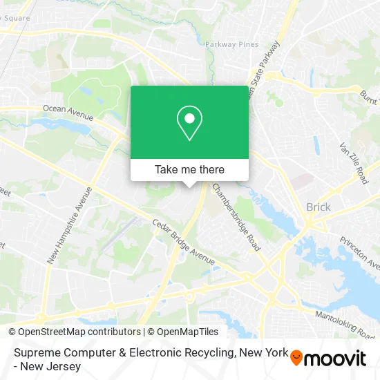 Supreme Computer & Electronic Recycling map