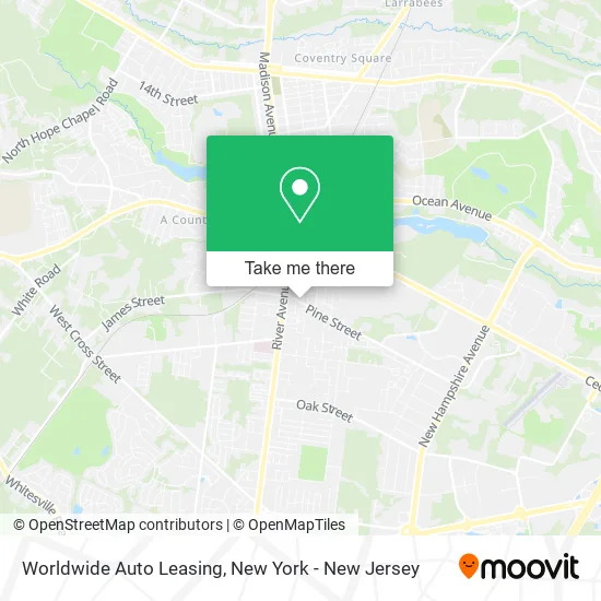 Worldwide Auto Leasing map