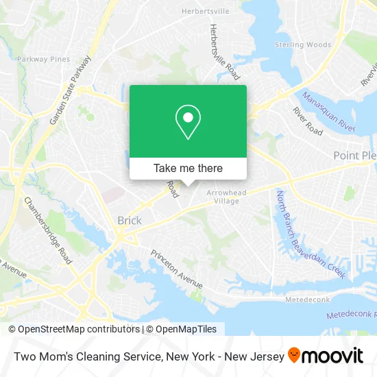 Two Mom's Cleaning Service map