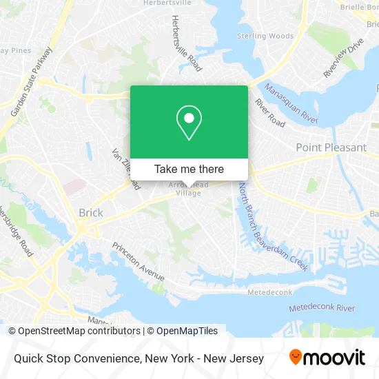 Quick Stop Convenience map