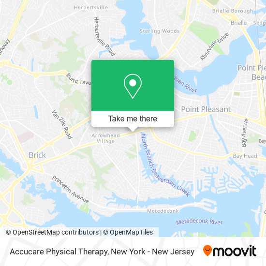 Accucare Physical Therapy map