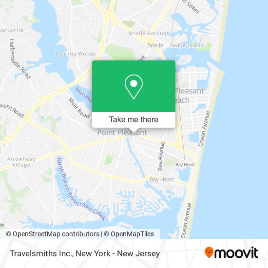 Travelsmiths Inc. map