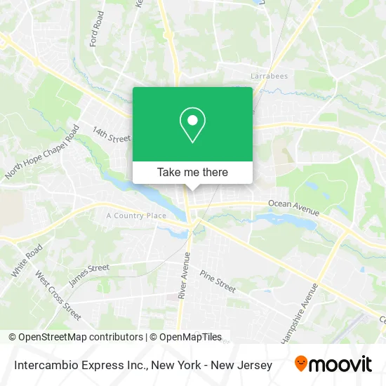 Intercambio Express Inc. map