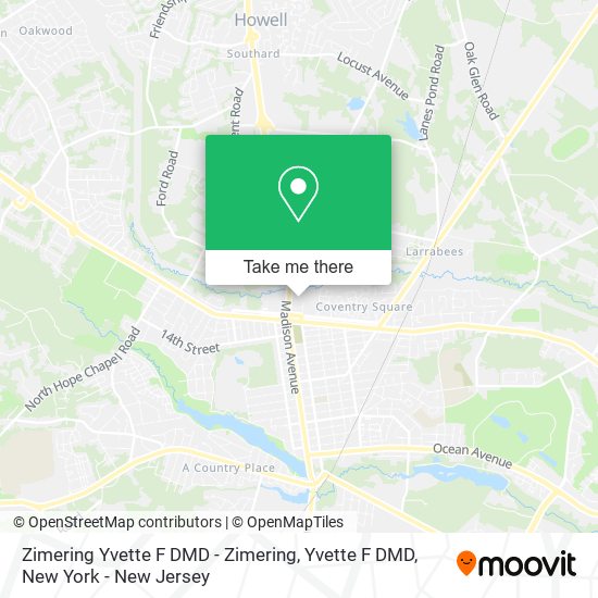 Mapa de Zimering Yvette F DMD - Zimering, Yvette F DMD