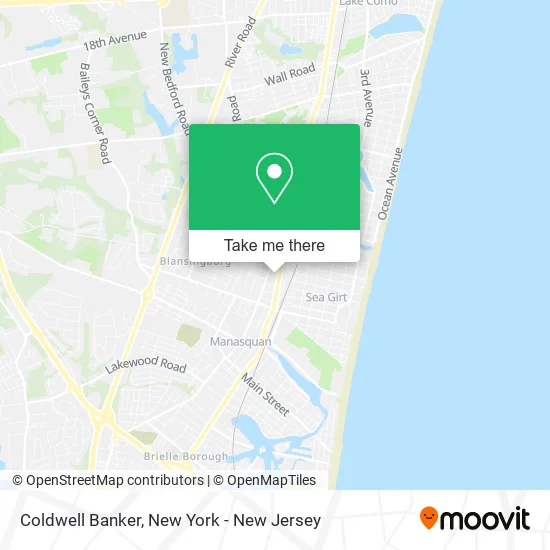Coldwell Banker map