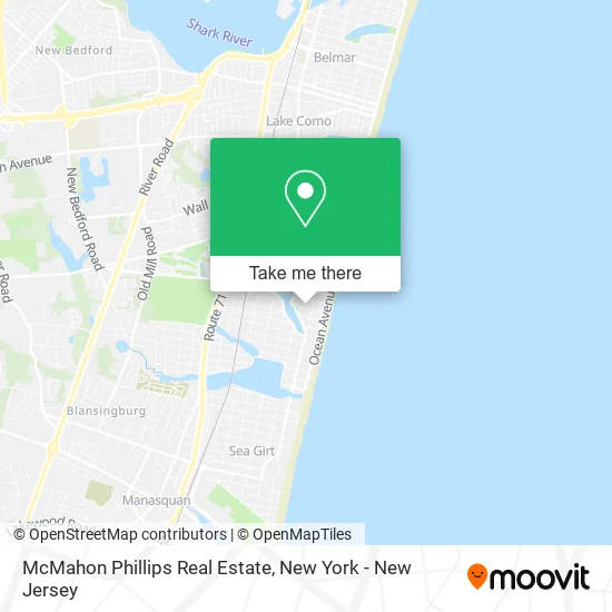 McMahon Phillips Real Estate map