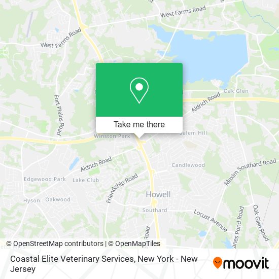 Coastal Elite Veterinary Services map