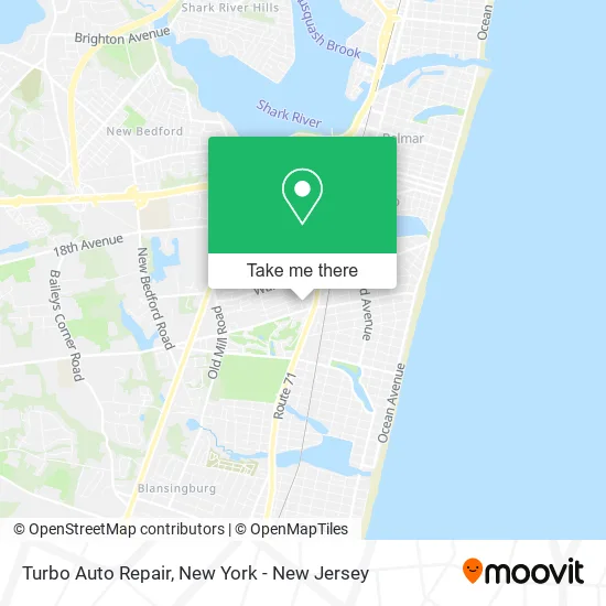 Turbo Auto Repair map