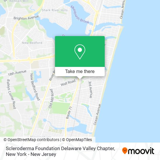 Scleroderma Foundation Delaware Valley Chapter map