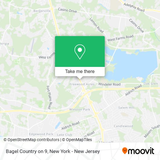 Mapa de Bagel Country on 9