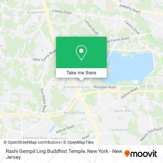 Rashi Gempil Ling Buddhist Temple map