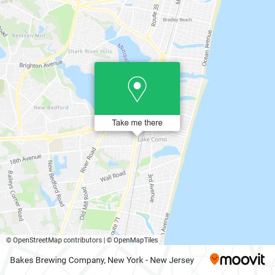Mapa de Bakes Brewing Company