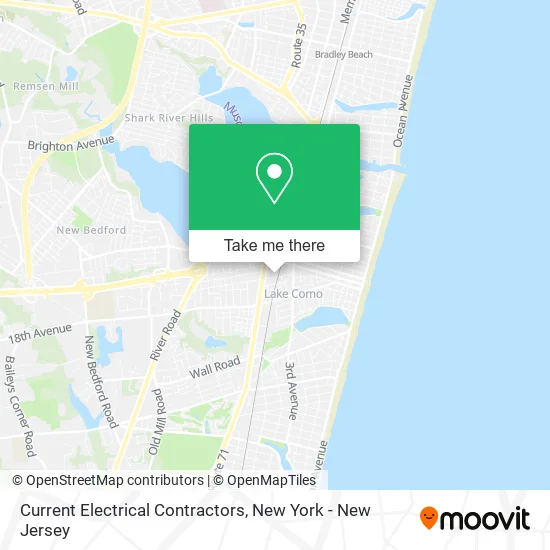 Current Electrical Contractors map