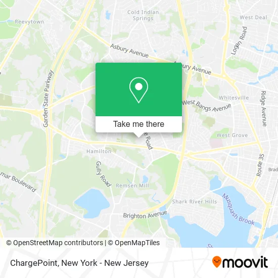 ChargePoint map