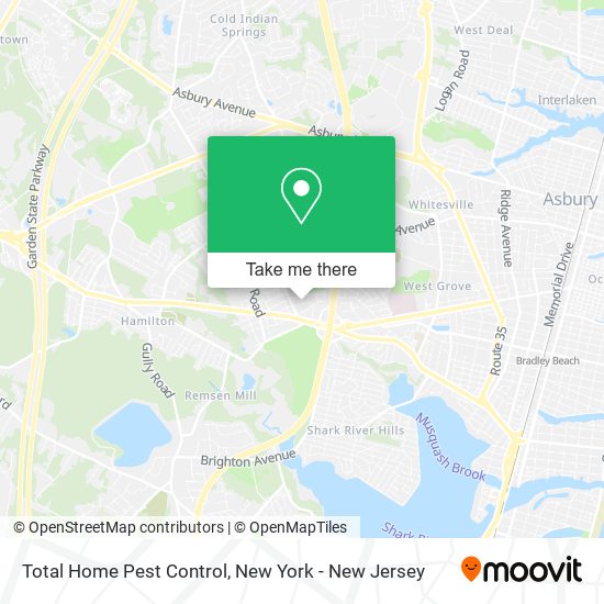 Total Home Pest Control map