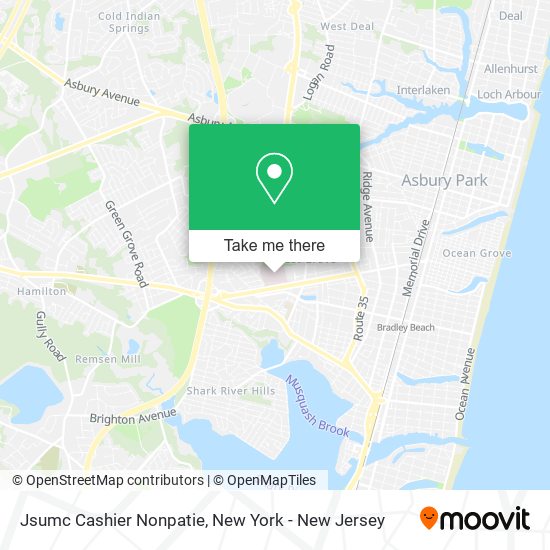 Mapa de Jsumc Cashier Nonpatie
