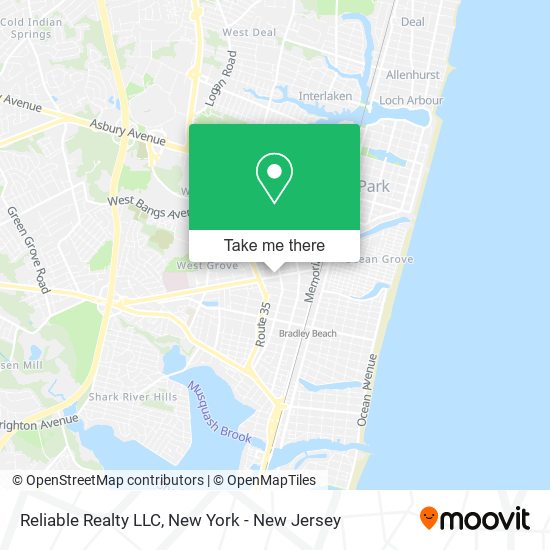 Reliable Realty LLC map