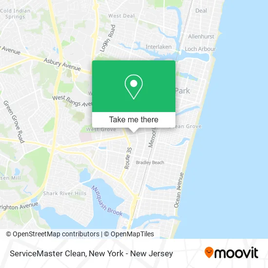 ServiceMaster Clean map