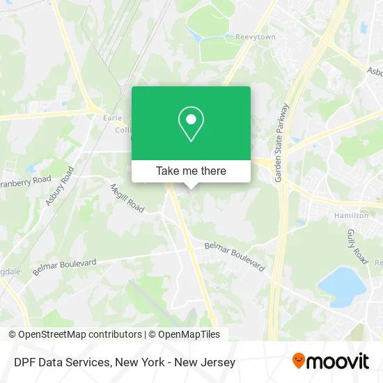 DPF Data Services map