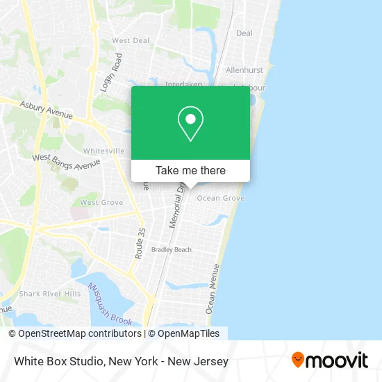 White Box Studio map