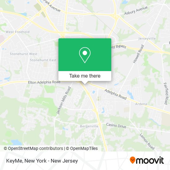 KeyMe map