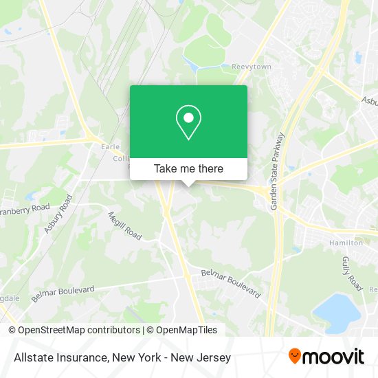 Allstate Insurance map