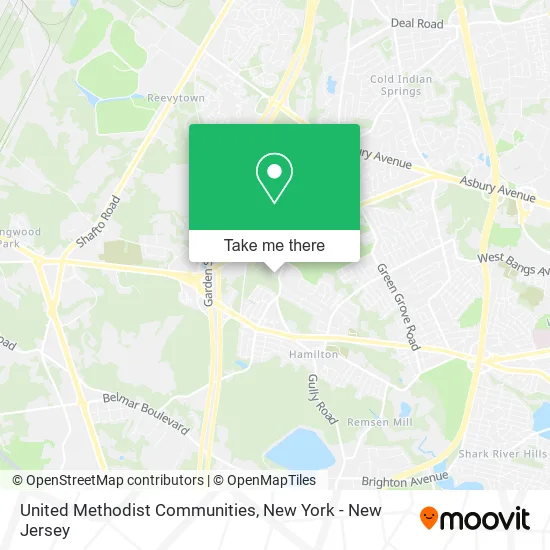 United Methodist Communities map