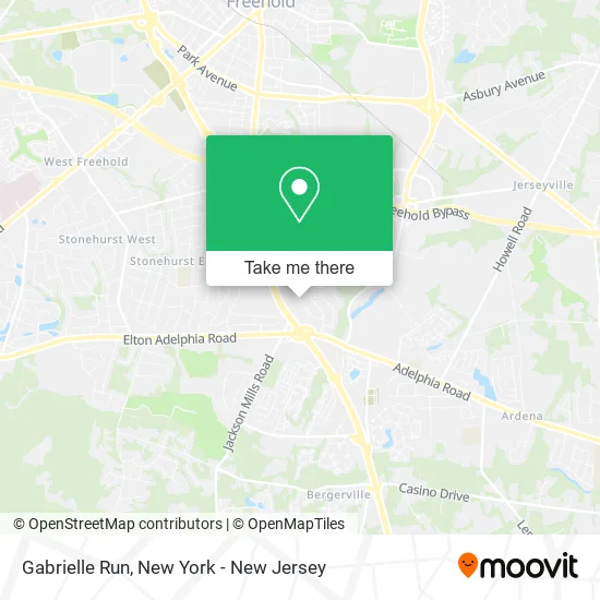 Gabrielle Run map