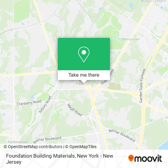 Foundation Building Materials map