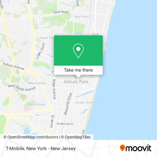 T-Mobile map