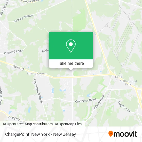 ChargePoint map