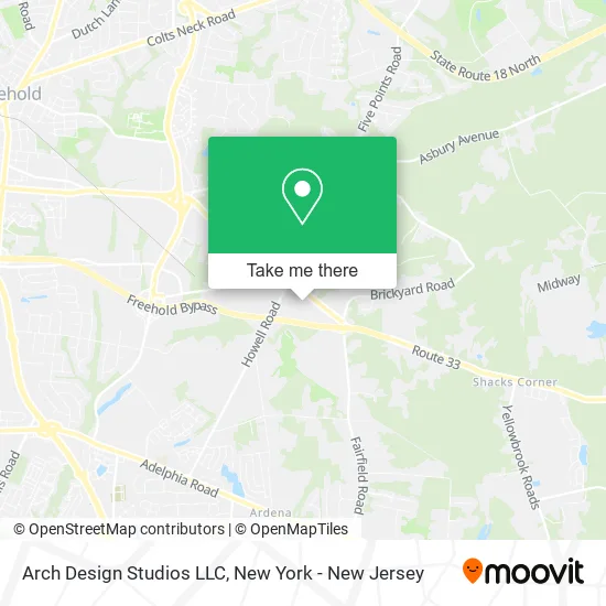 Arch Design Studios LLC map