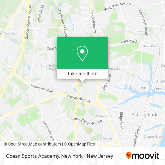 Ocean Sports Academy map