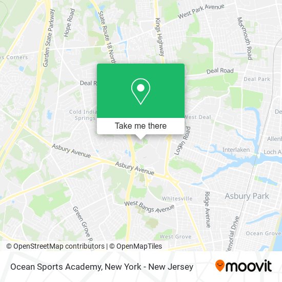 Mapa de Ocean Sports Academy