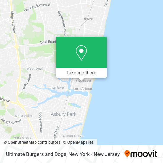 Ultimate Burgers and Dogs map