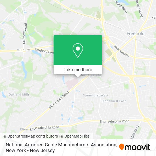 National Armored Cable Manufacturers Association map