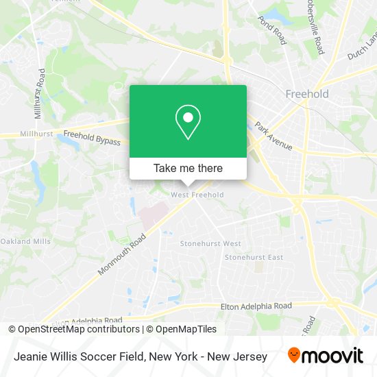 Mapa de Jeanie Willis Soccer Field