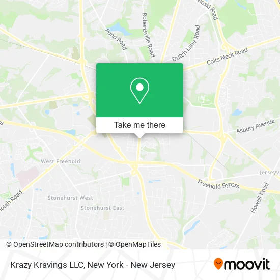 Krazy Kravings LLC map