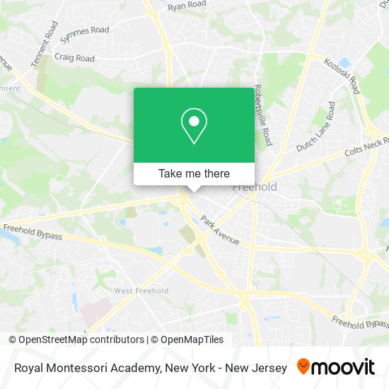 Mapa de Royal Montessori Academy