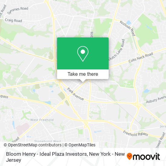 Mapa de Bloom Henry - Ideal Plaza Investors