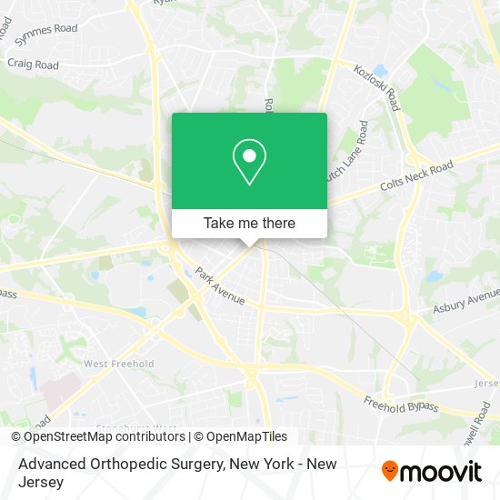 Mapa de Advanced Orthopedic Surgery