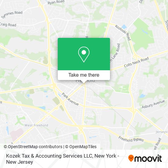 Mapa de Kozek Tax & Accounting Services LLC