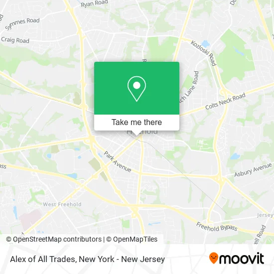 Alex of All Trades map