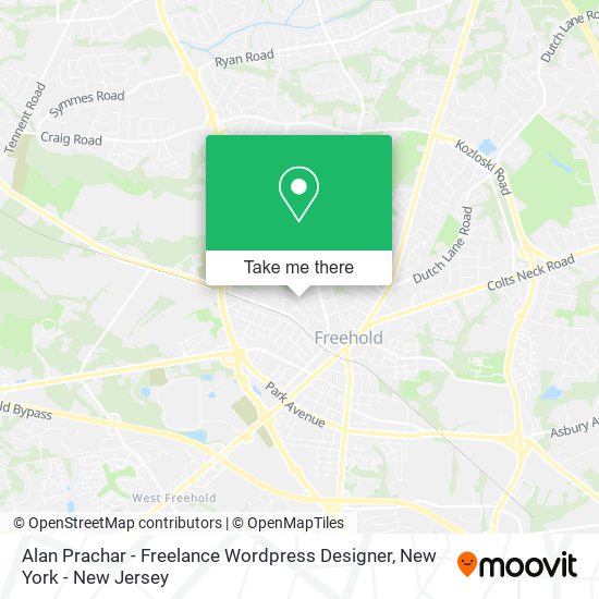 Alan Prachar - Freelance Wordpress Designer map